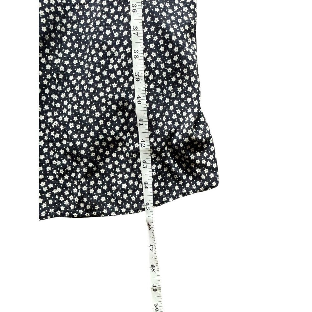 Kathie Lee Women's Navy & White Long Sleeveless Dress - Picture 5 of 6